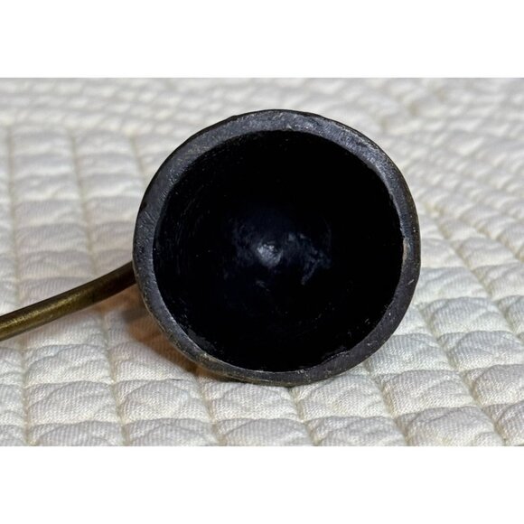 Burton & Burton Vintage Brass & Enamel Jeweled Candle Snuffer - Picture 6 of 6